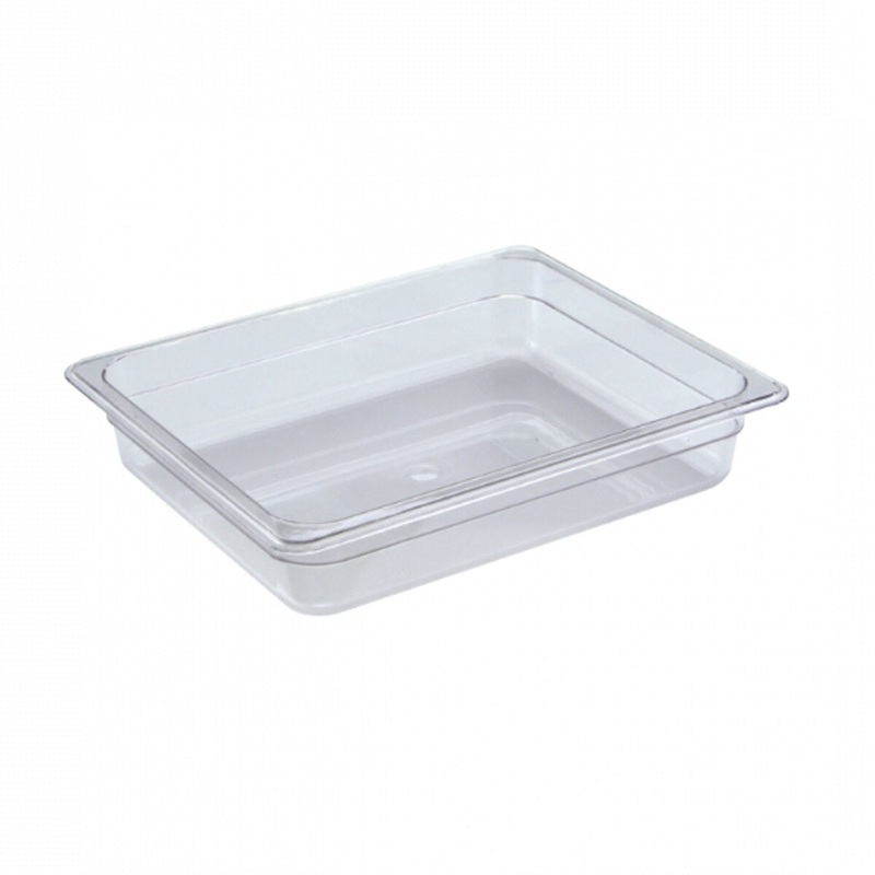 Half Size Polycarbonate 2.5 Deep Food Pan – Clear