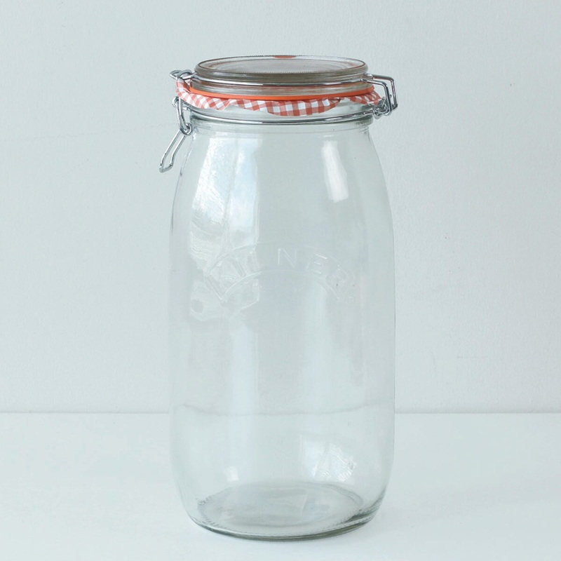 Round Clip Top Jar 102 Fl Oz