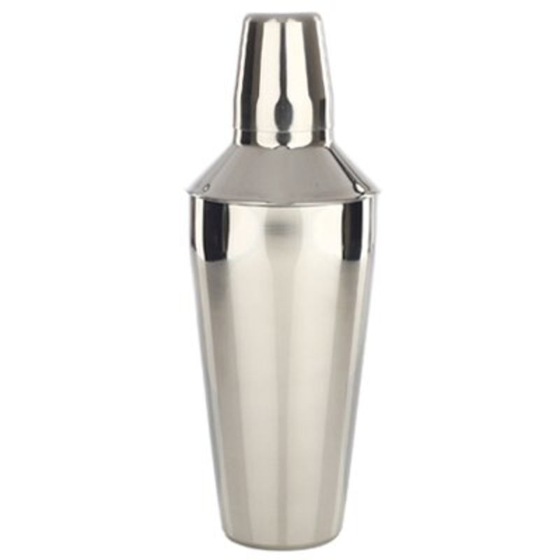 3 Piece Stainless Steel Cocktail Shaker – 28 oz.