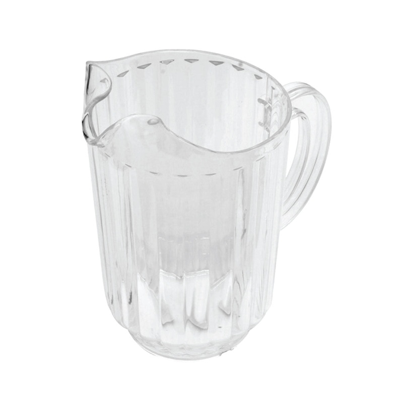 Clear Plastic Water Pitcher 60 oz