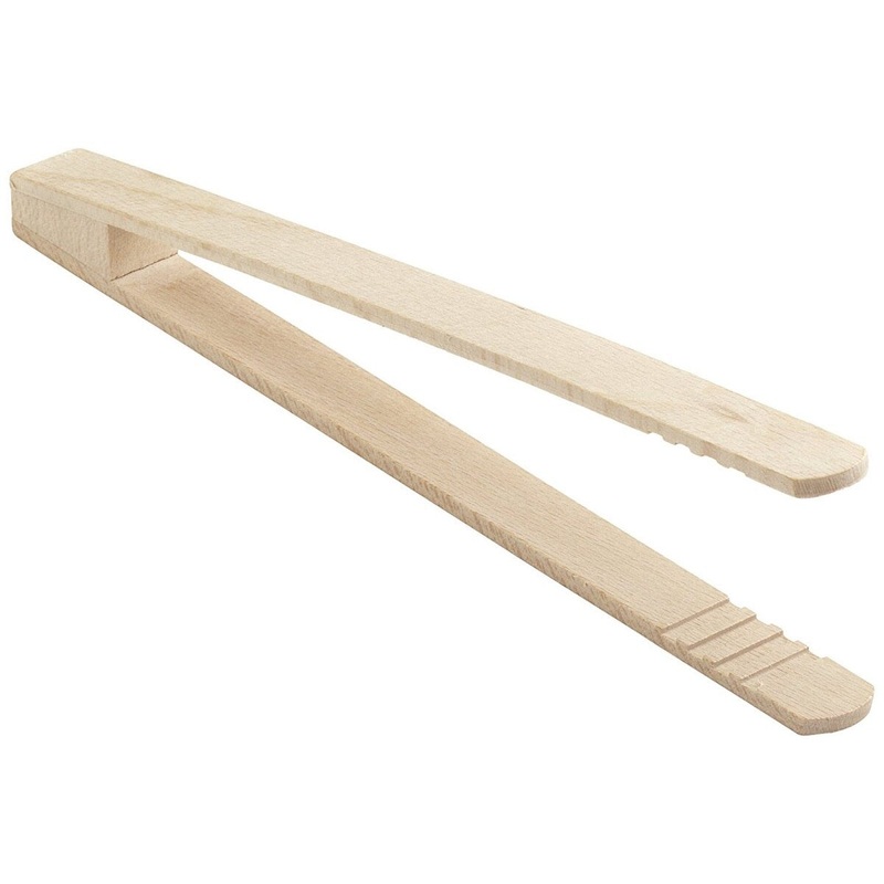 10 Wood Toaster Tongs