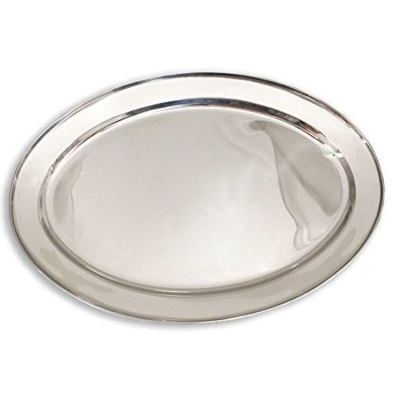 12 Stainless Oval Platter