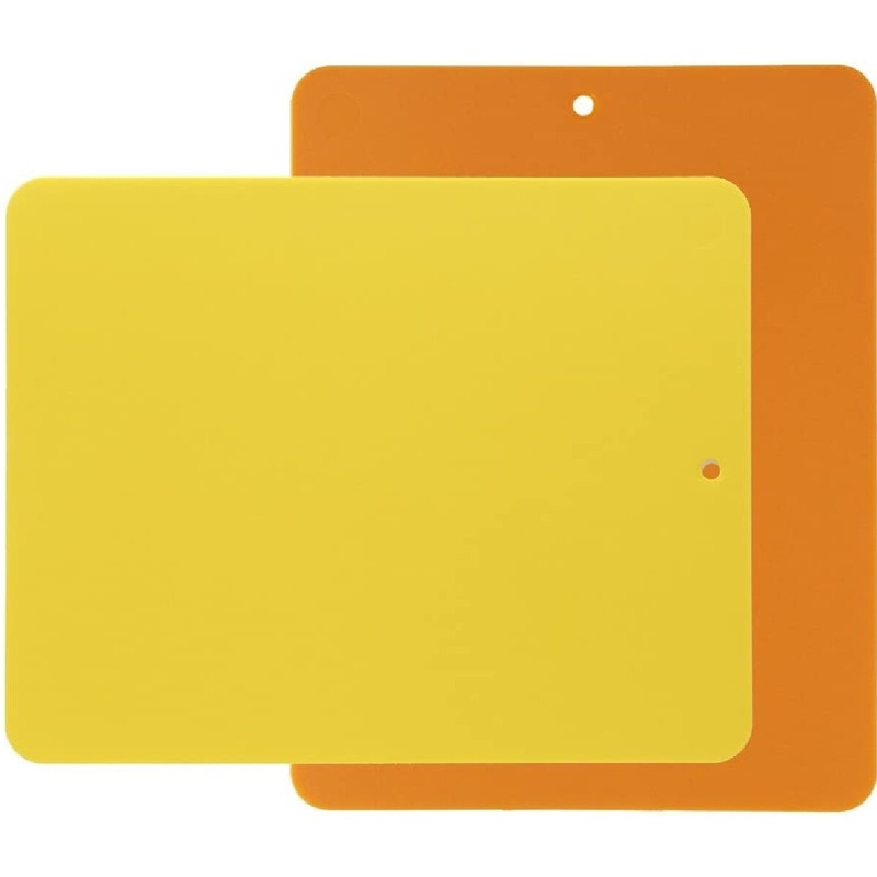 2-Pack Bendy Flex Cutting Board- Yellow/Orange