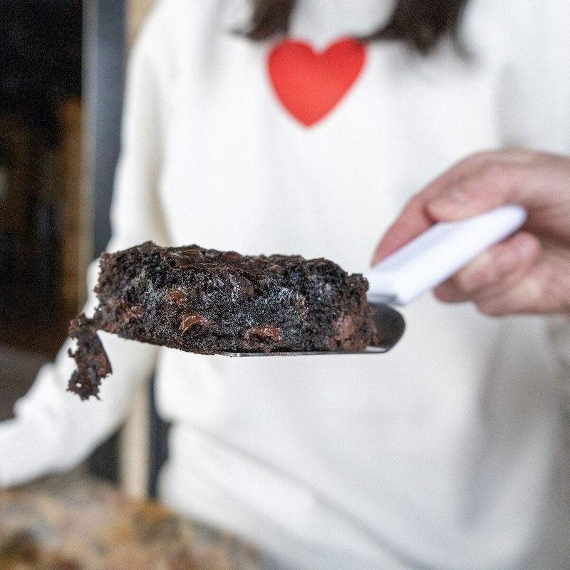 Brownie Spatula with Plastic Handle