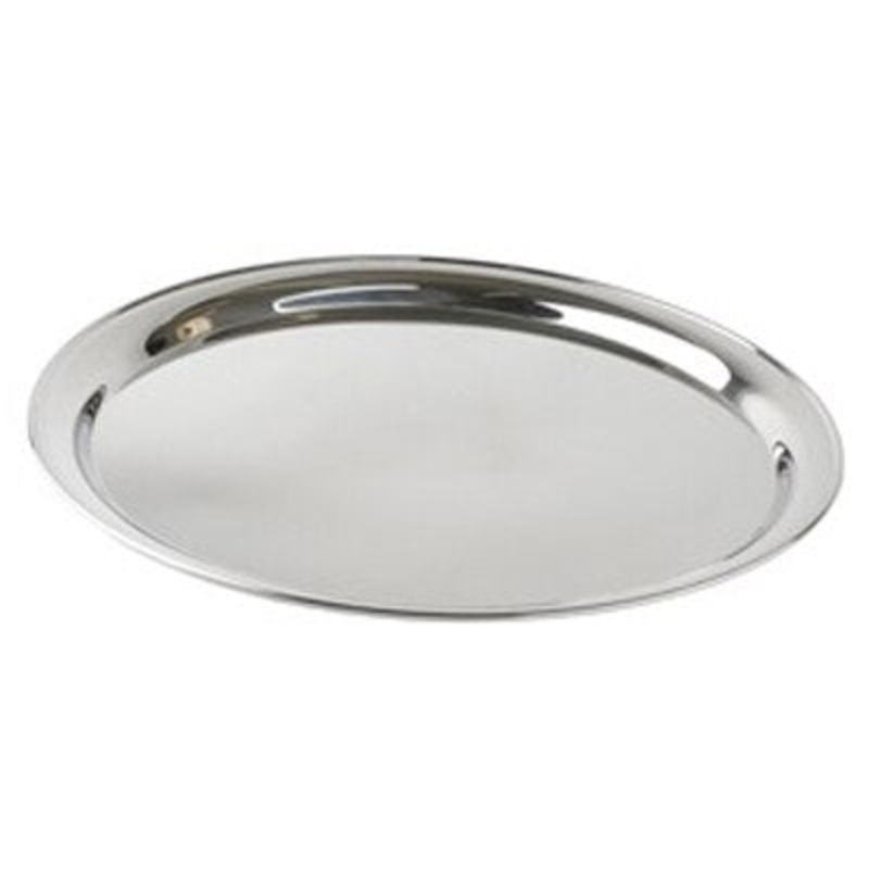Round Stainless Steel Tray – 18