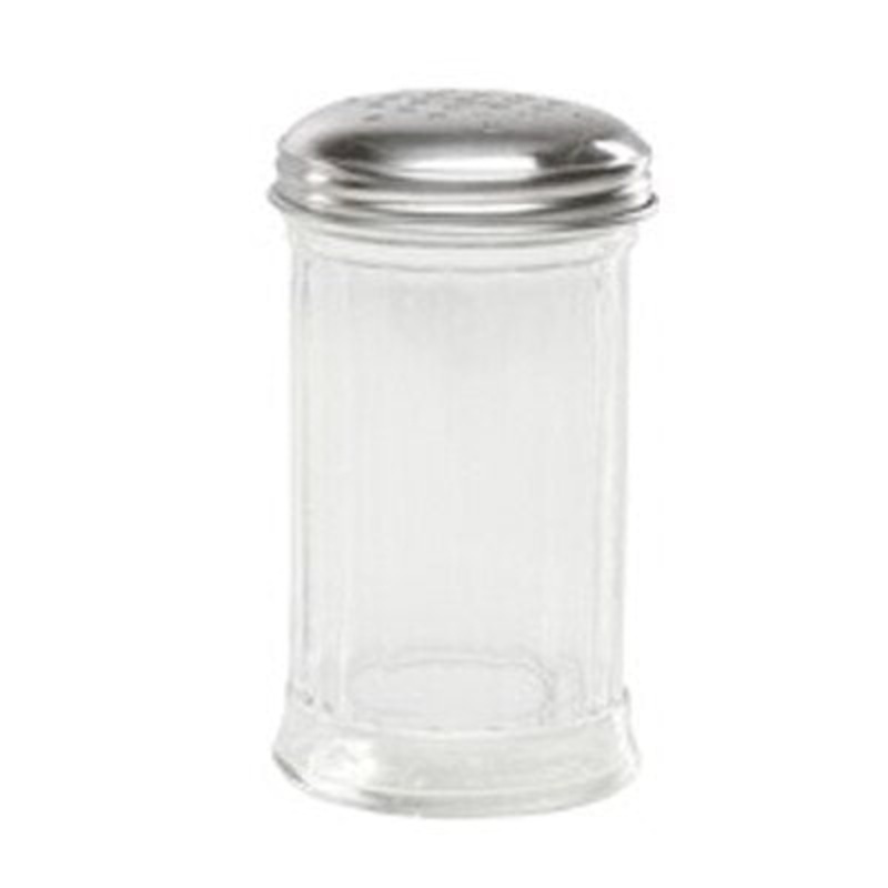 Shaker Jar with Stainless Perforated Lid – 12 oz.