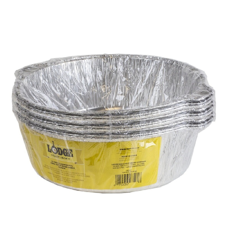 12 Foil Dutch Oven Liners – 12 Pack