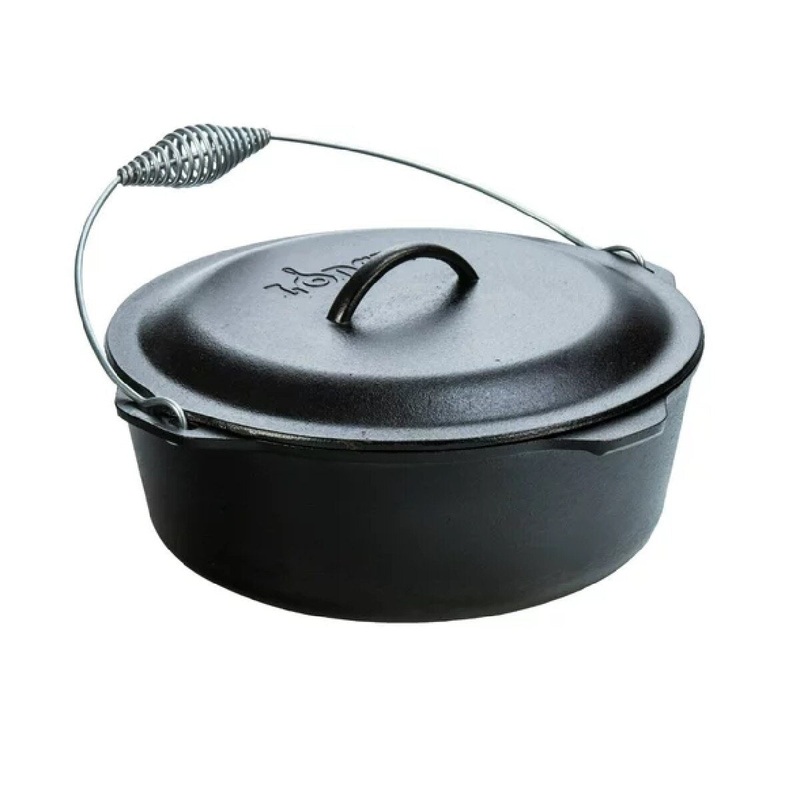 9 Qt Cast Iron Dutch Oven with Lid