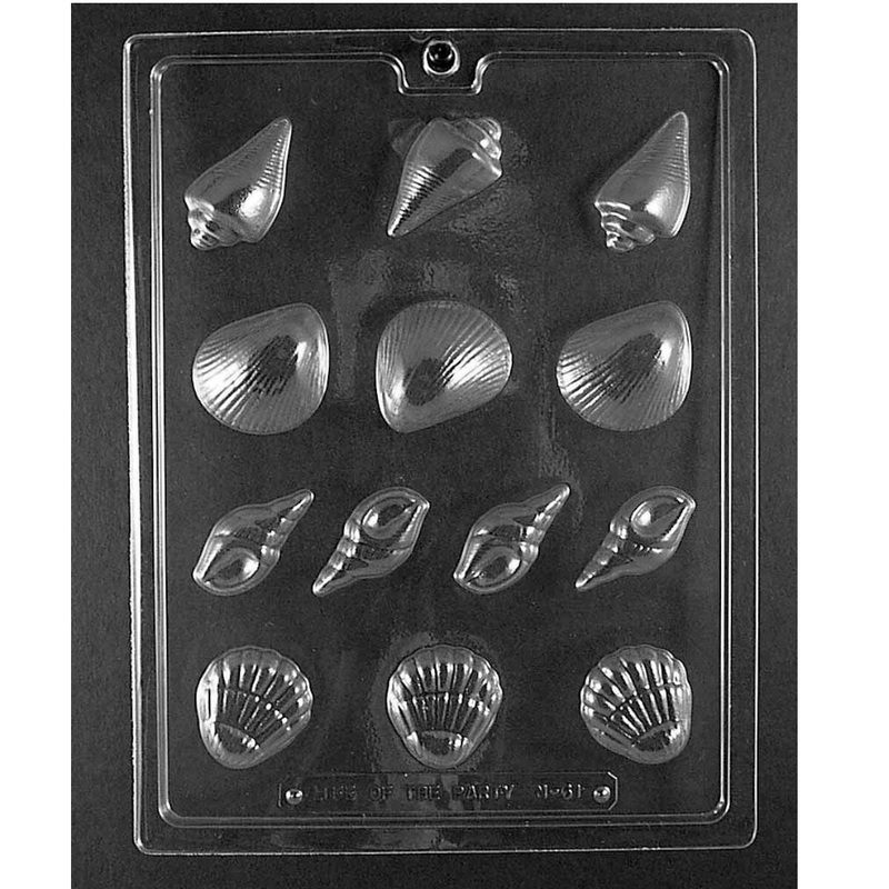 Assorted Seashells Candy Mold