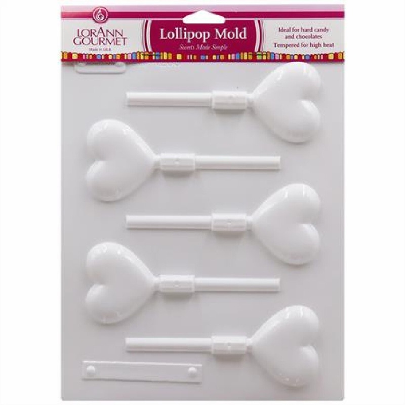 Heart Sucker Candy Mold