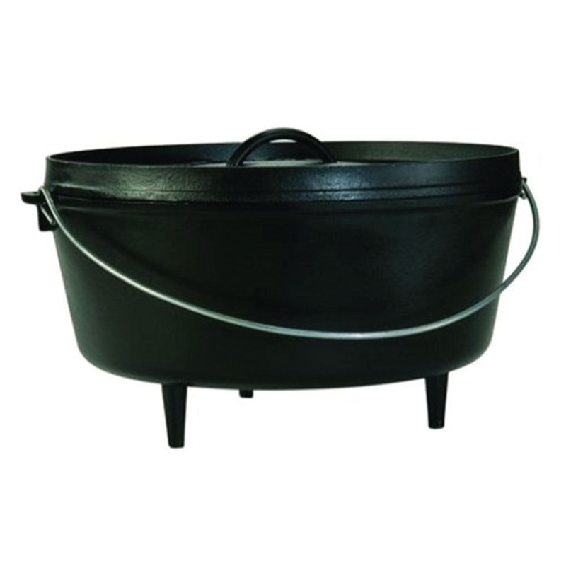 Lodge 14 10 QT Deep Camp Dutch Oven