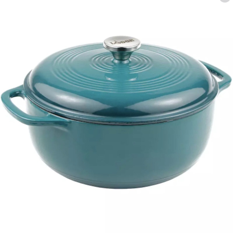 Lodge 6 QT Lagoon Enamel Dutch Oven