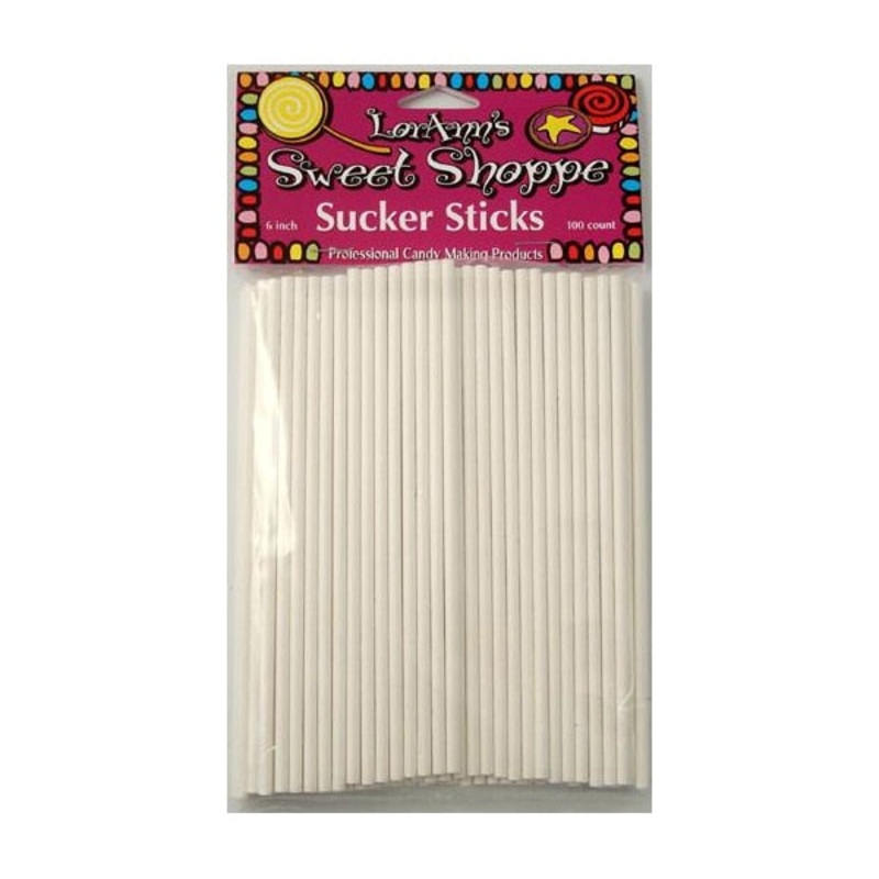 LorAnn Large Lollipop/Sucker Sticks – 100 ct.