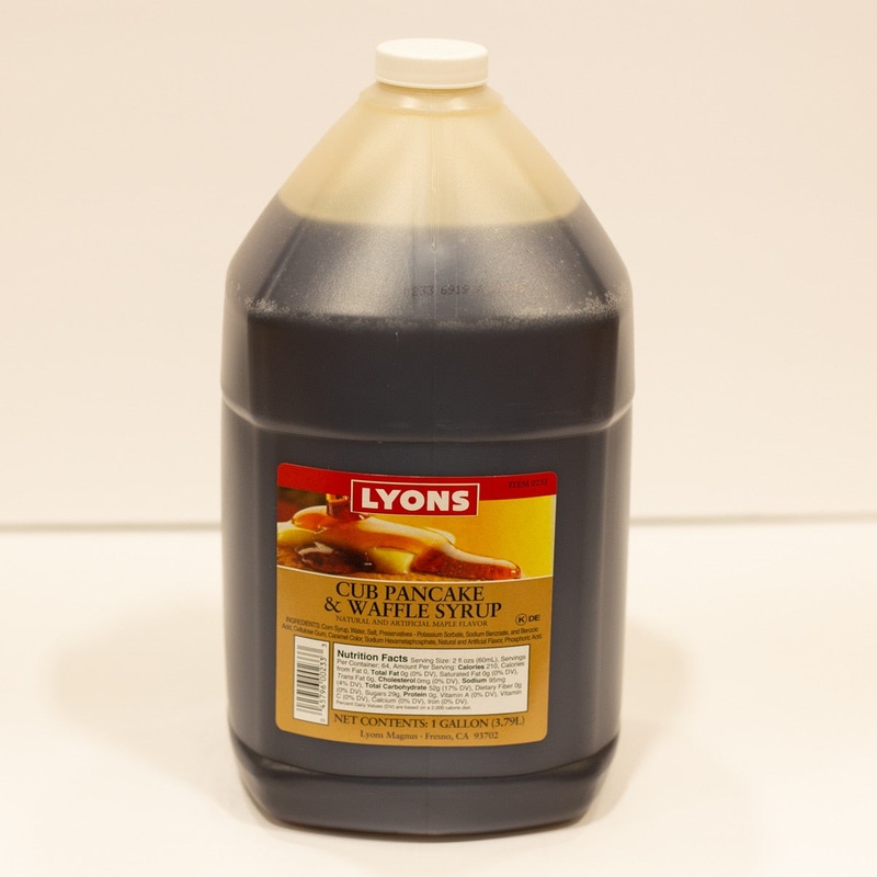 Lyons Cub Maple Pancake Syrup – 1 Gallon