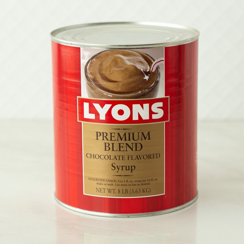 Lyons Premium Blend Chocolate Flavored Syrup – 10 Can