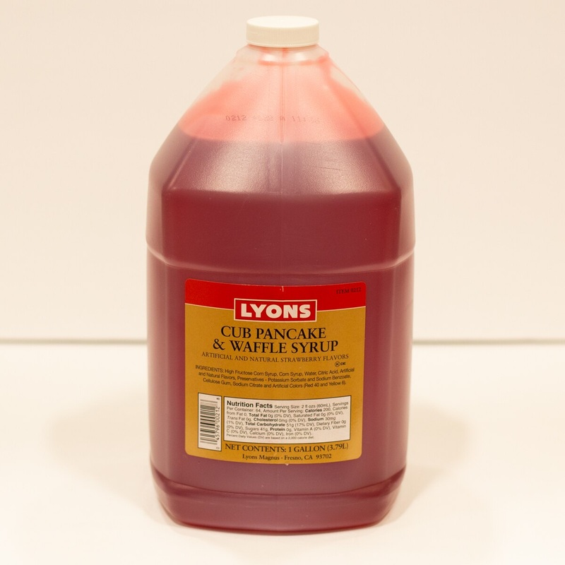 Lyons Strawberry Pancake Syrup – 1 Gallon
