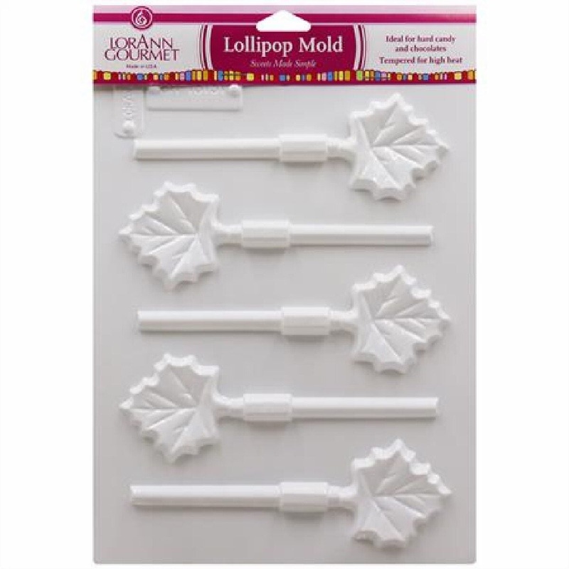 Maple Leaves Sucker Candy Mold