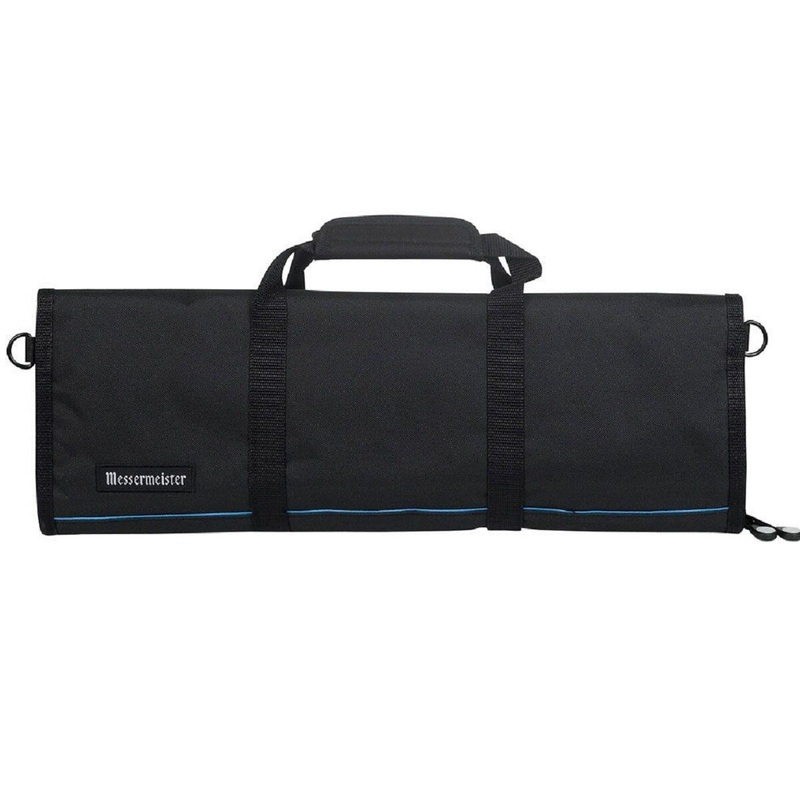 12 Pocket Padded Knife Roll- Black