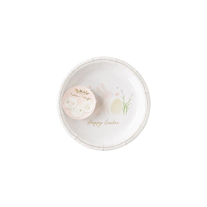 7 Watercolor Easter Plate
