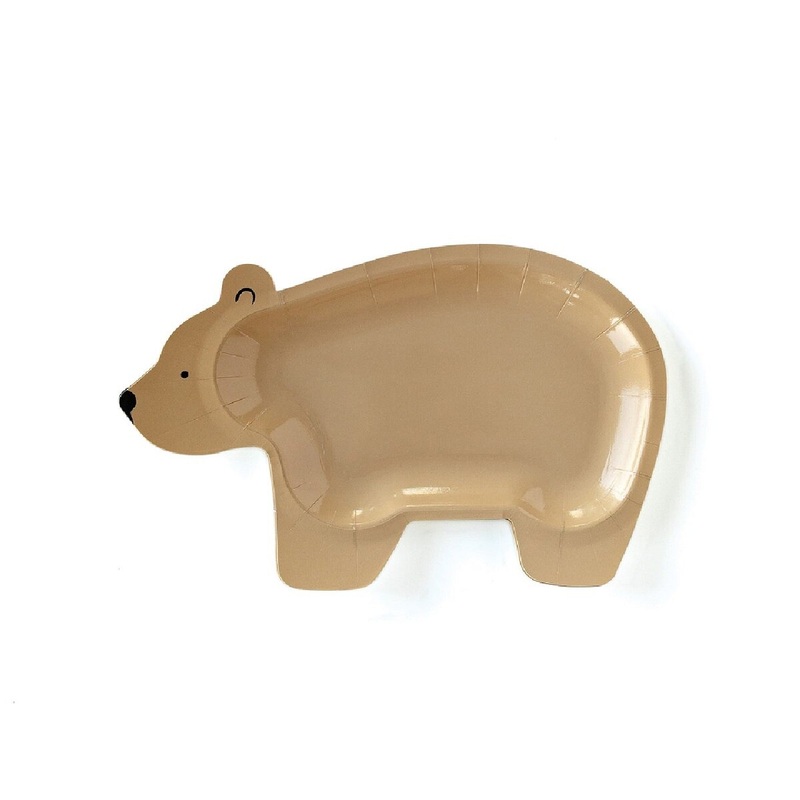 Adventure Bear Shaped Plate