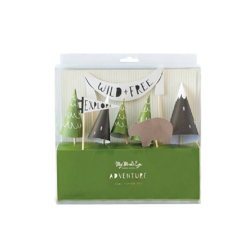 Adventure Cake Topper Set