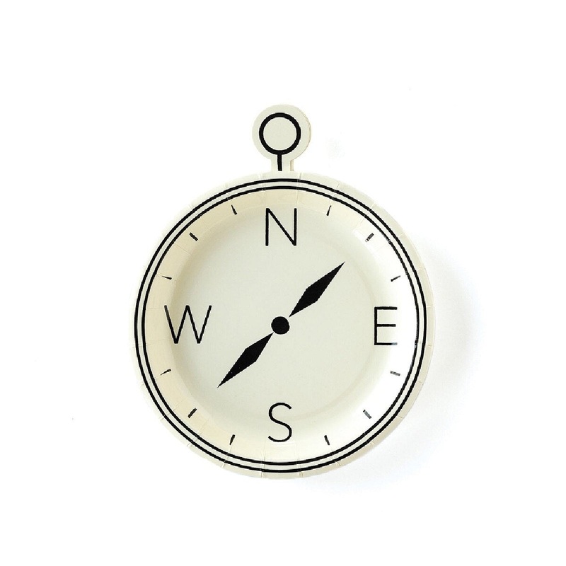 Adventure Compass Shaped Plate