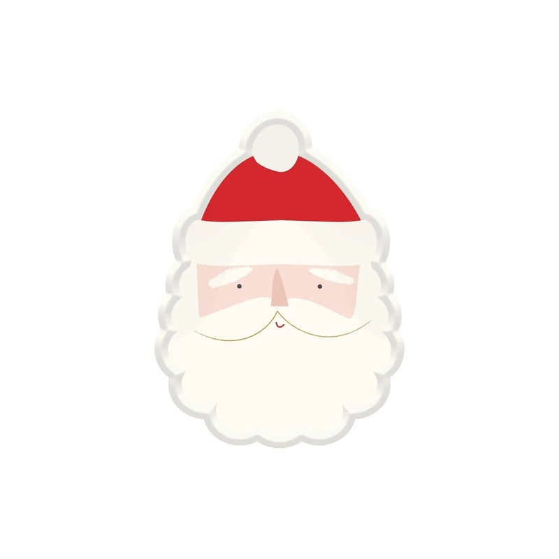Believe Santa Head Platter
