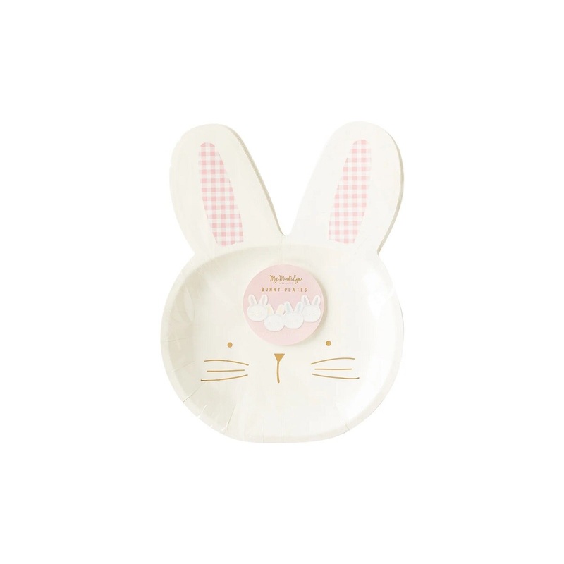 Gingham Bunny Plate