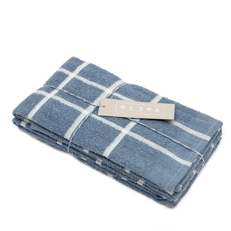 Terry Kitchen Towel Set of 2 – Blue