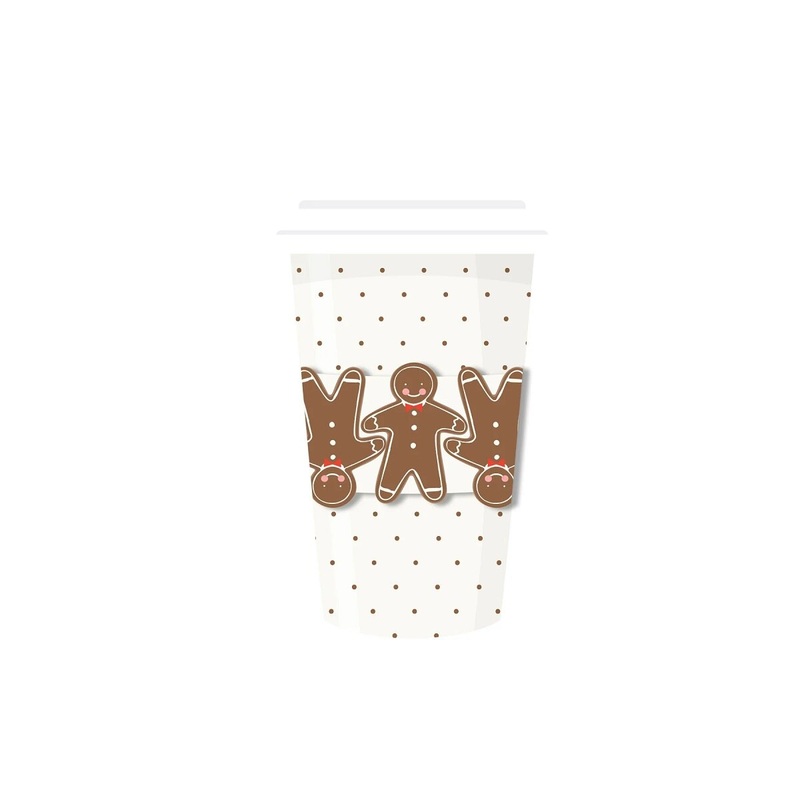 8-pc Ginger Dots To-Go Cups