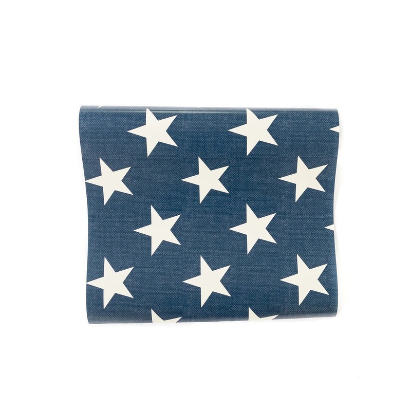 Blue Star Table Runner