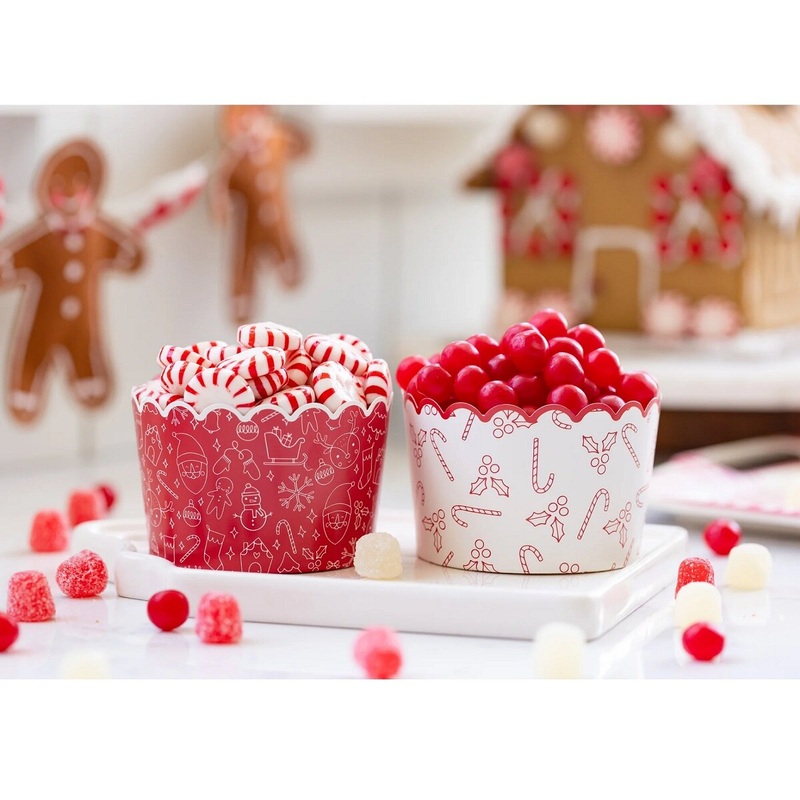 Christmas Icons Jumbo Food Cup