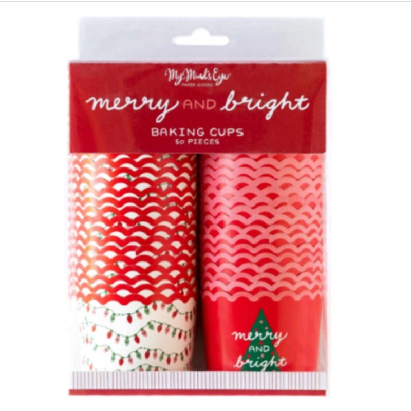 Christmas Lights Baking/Treat Cups 5 oz