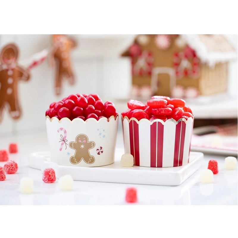 Foiled Gingerbread Jumbo Food Cup