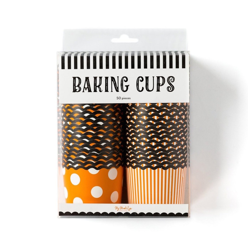 Halloween Dots & Stripes 5 Oz. Baking / Treat Cups