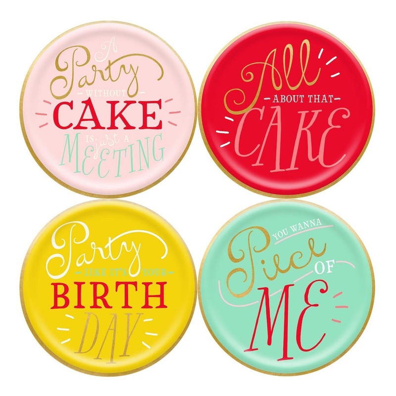 Hip Hip Hooray Assorted 7 Paper Plates