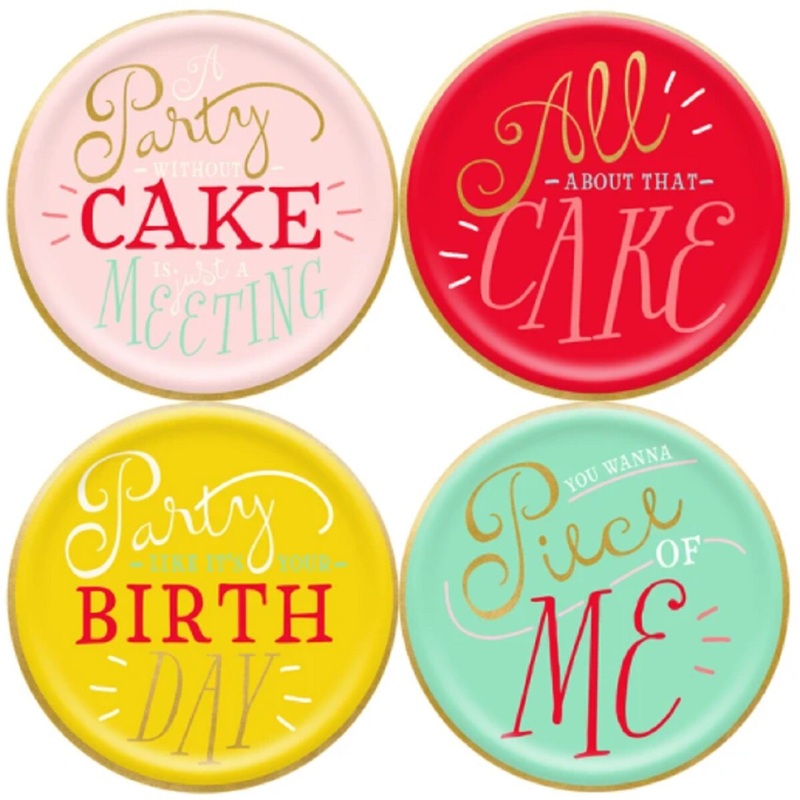 Hip Hip Hooray Cake Plate Set 7
