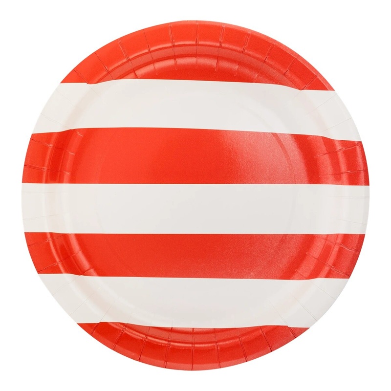 Lady Liberty Red Paper Plate