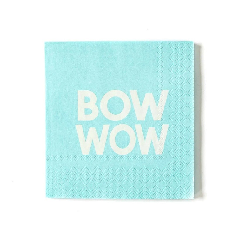 Party Animals BOW WOW Beverage Napkins