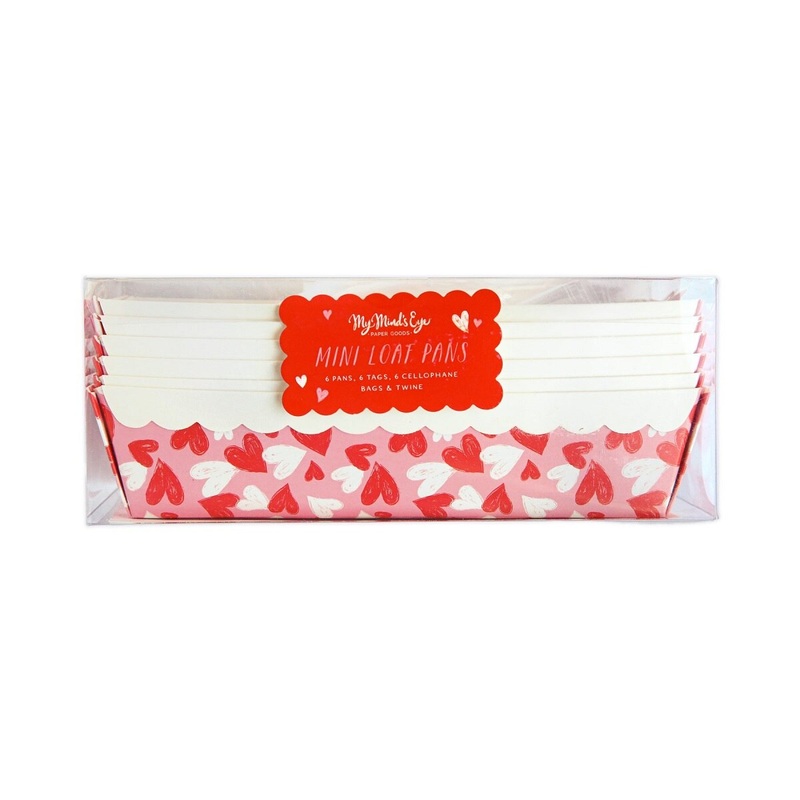 Scribble Hearts Loaf Pan Set