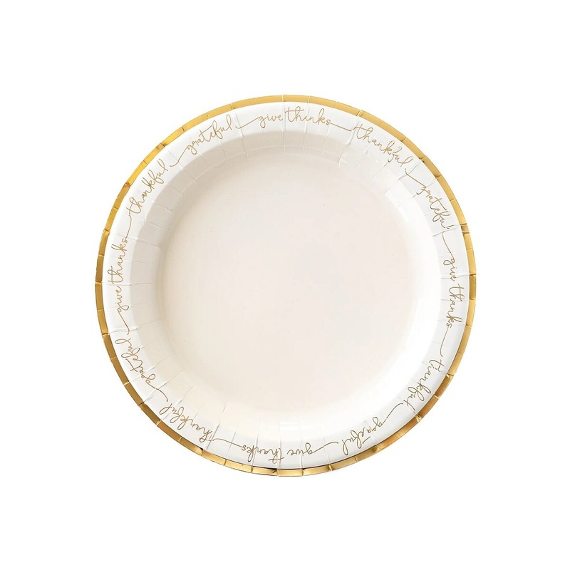 11 Harvest Words Plate