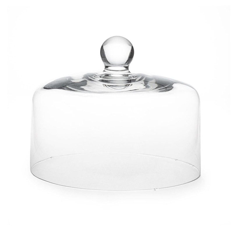 6 Glass Dome For Cake Stand