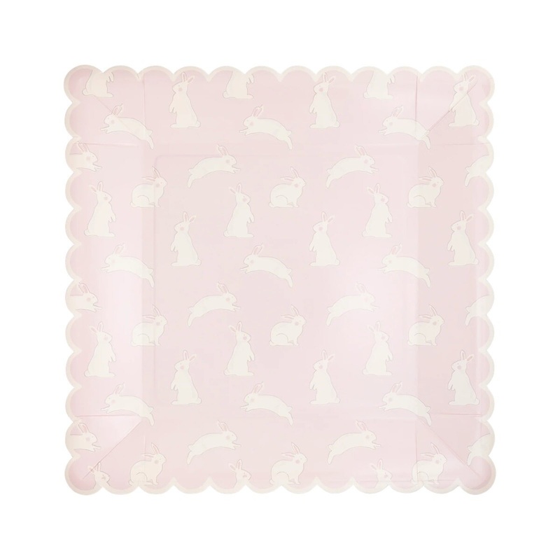Bunny Patter Paper Plate