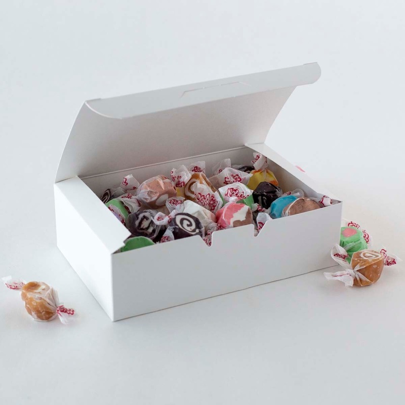 Candy Box 1-1/2# 1-piece White – 25 ct.