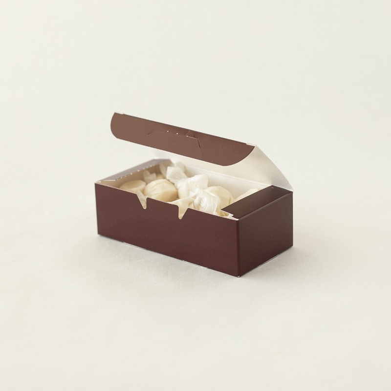 Candy Box 1/2# 1-piece Burgundy – 25 Ct