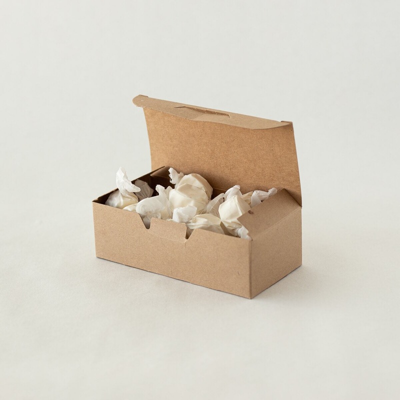 Candy Box 1/2# 1-Piece Kraft Brown 25 ct