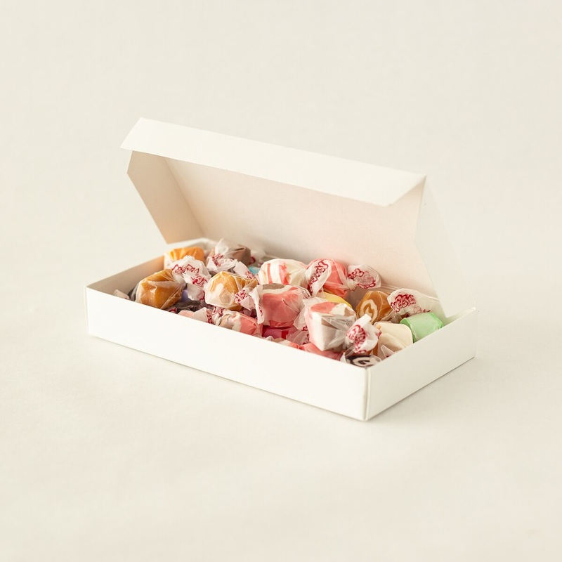 Candy Box 1/2# 1-piece White 1 layer – 25 Ct