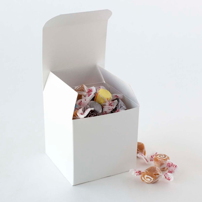 Candy Box Truffle Large White 1-piece – 25 ct.