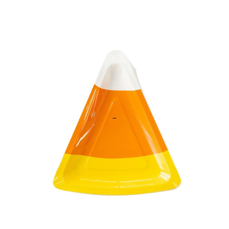 Candy Corn Paper Plates