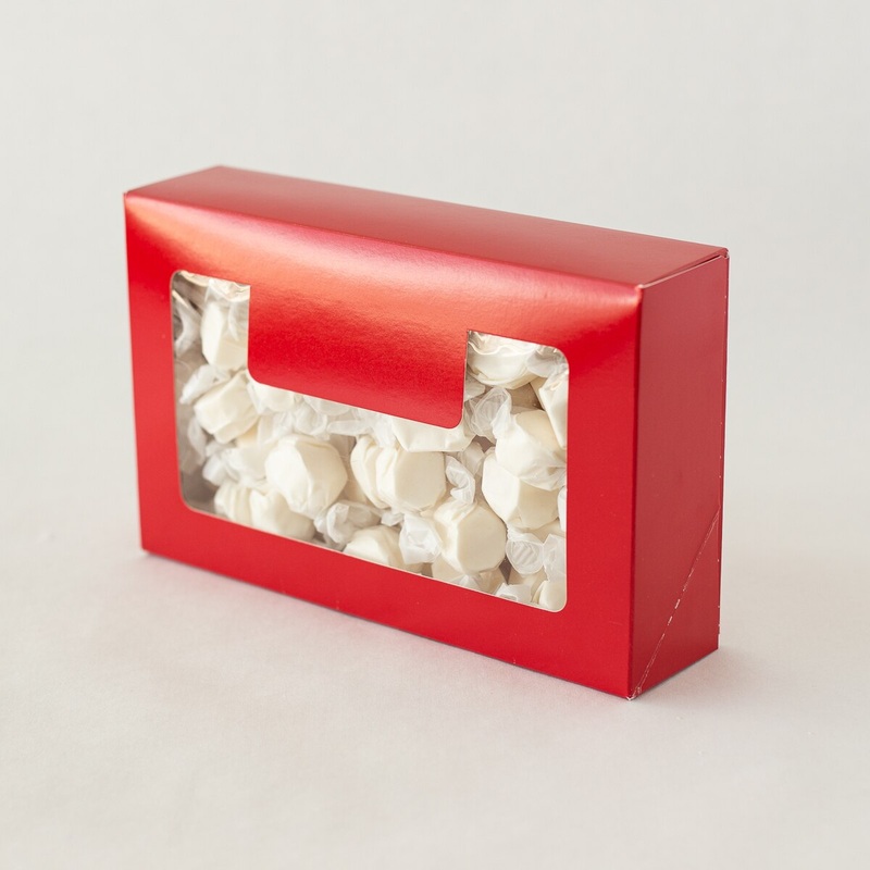 Cookie Box Large Red With Window – 25 Ct